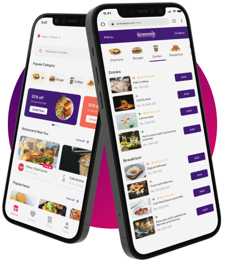 Bhoklayo food delivery app — order food online in Pokhara